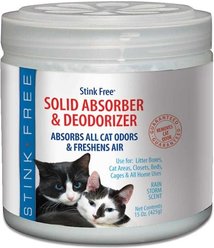 Stink Free Solid Absorber Cat Deodorizer, 15-fl oz jar slide 1 of 4