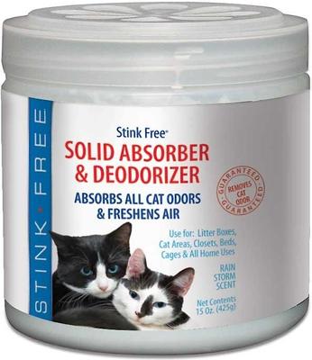 Show full view: Stink Free Solid Absorber Cat Deodorizer, 15-fl oz jar slide 1 of 5