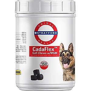 Stratford Animal Health CadaFlex Soft Chews with MSM Large Dog Soft Chews