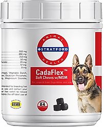 Stratford Animal Health CadaFlex Soft Chews with MSM Large Dog Soft Chews, 84 count