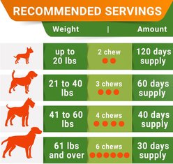 StrellaLab Advanced Allergy Relief & Anti Itch Relief with Omega 3 Fish Oil & Probiotics Skin & Coat Chew Supplement, 120 count slide 2 of 7