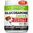 Show in main carousel: StrellaLab Glucosamine Chondroitin & Hip & Joint with Omegas 3 & Fish Oil Advanced Mobility Chew Supplement for Dogs, 180 count slide 1 of 8