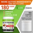 Show in main carousel: StrellaLab Glucosamine Chondroitin & Hip & Joint with Omegas 3 & Fish Oil Advanced Mobility Chew Supplement for Dogs, 180 count slide 3 of 8