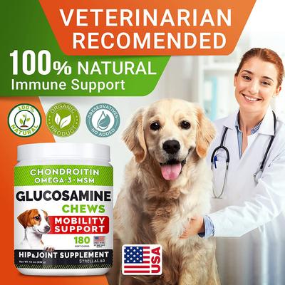 Show full view: StrellaLab Glucosamine Chondroitin Soft Chew Joint Supplement for Dogs, 360 count slide 7 of 9
