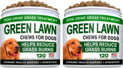 StrellaLab Green Lawn Urine Neutralizer Chicken Flavored Soft Chews for Dogs with Probiotics, Enzymes & Cranberry, 240 count bundle
