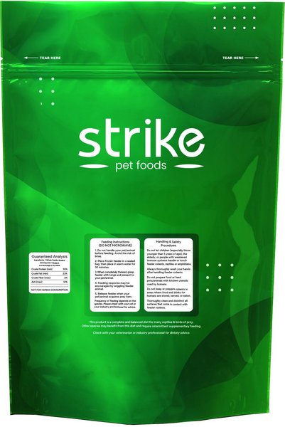 Strike Extra Jumbo Frozen Rats Reptile Food