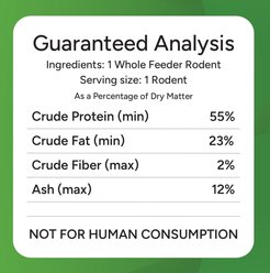 Strike Small Frozen Rats Reptile Food, 10 count slide 2 of 3