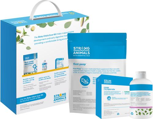 Show full view: Strong Animals Baby Chick Care Kit Poultry Supplement, 5-lb box slide 2 of 5