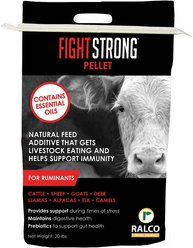 Strong Animals Fight Strong Pellet Cattle Supplement, 20-lb bag