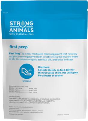 Show full view: Strong Animals First Peep Bird Supplement, 2-lb bag slide 2 of 3