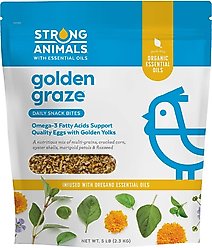 Strong Animals Golden Graze Poultry Treats, 5-lb bag slide 1 of 3