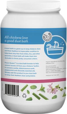 Show full view: Strong Animals Preen Queen Poultry Bath Additive, 5-lb jar slide 2 of 3