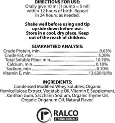 Strong Animals Start Strong for Calves Cattle Supplement, 60-ml bottle slide 2 of 2