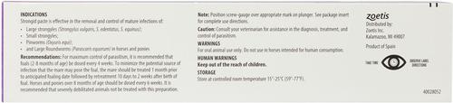 Show full view: STRONGID Pyrantel Pamoate Paste Dewormer for Horses, 20-ml syringe slide 2 of 4