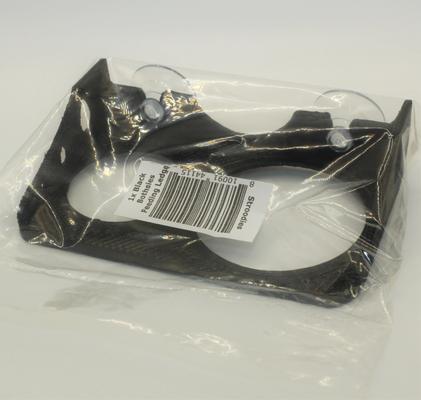 Show full view: Stroodies 2-slot "Bothsies" Crested Gecko Feeding Ledge, Black slide 3 of 6