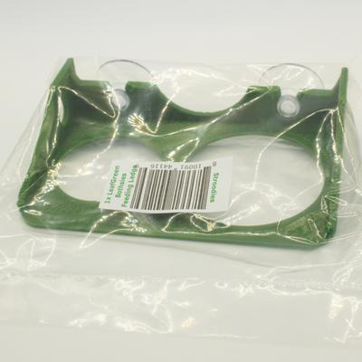 Show full view: Stroodies 2-slot "Bothsies" Crested Gecko Feeding Ledge, Leaf Green slide 3 of 6