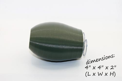 Show full view: Stroodies BubbleLoft Gecko Hideout, Olive Drab, Small/Juvenile slide 2 of 6