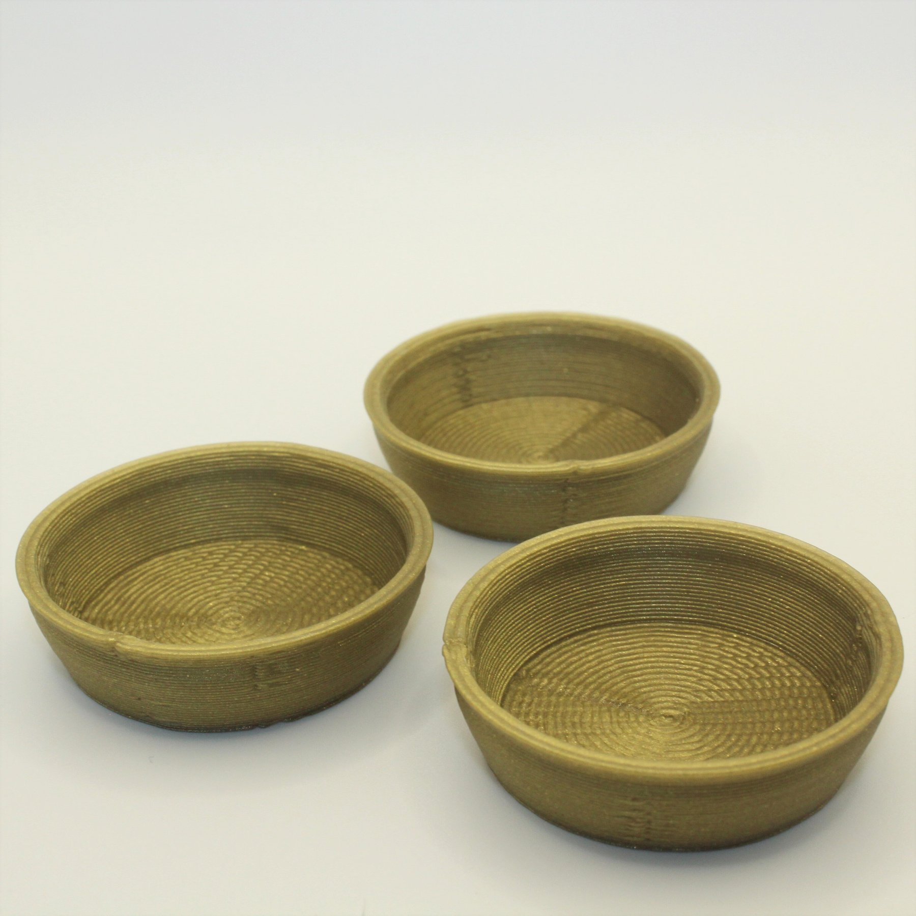 Stroodies Crested Gecko Bowl, 3 count, Ancient Bronze, 0.5-oz