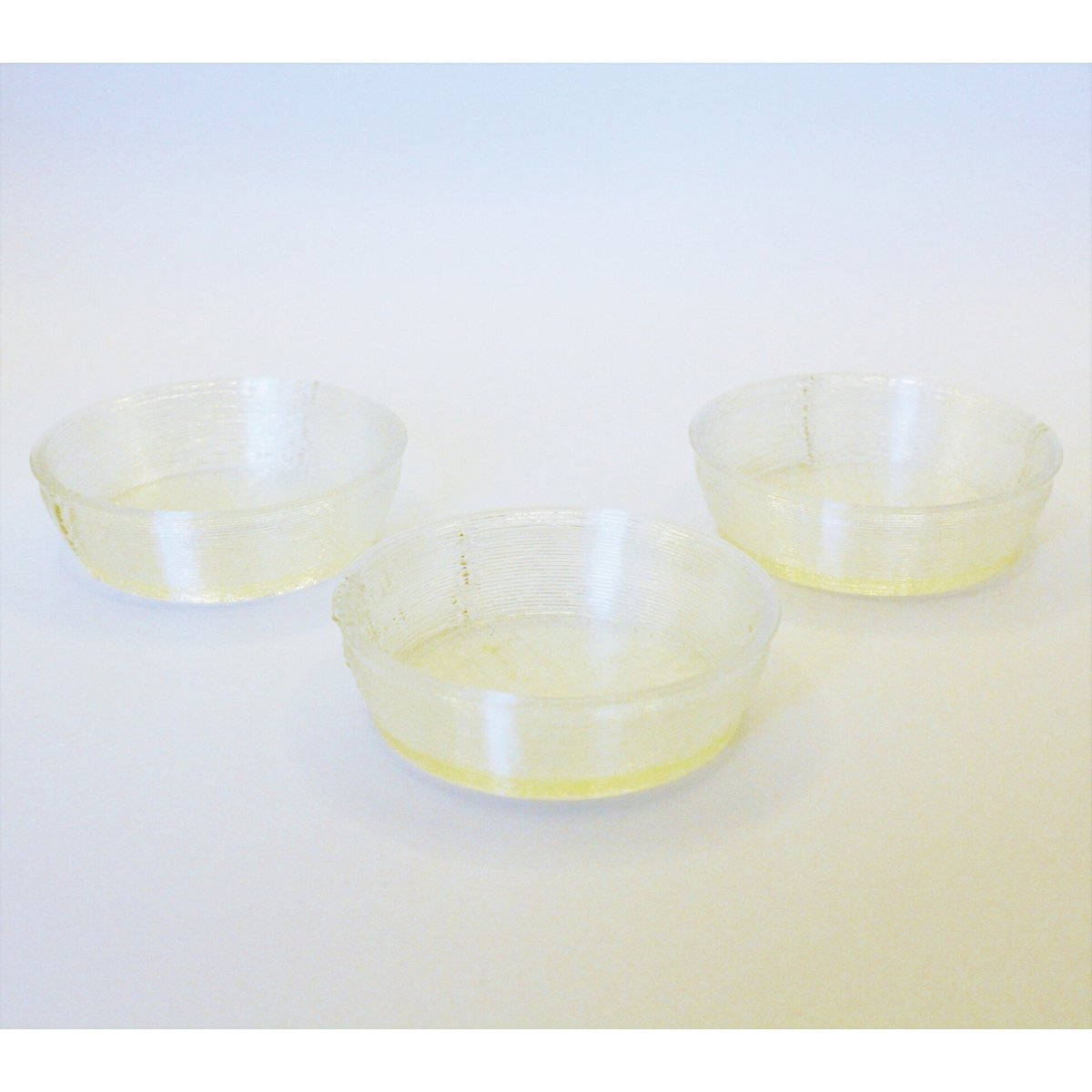 Stroodies Crested Gecko Bowl, 3 count, Clear, 0.5-oz
