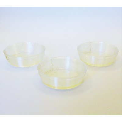 Stroodies Stroodies Crested Gecko Bowl, 3 count, Clear, 0.5-oz