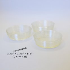 Stroodies Crested Gecko Bowl, 3 count, Clear, 0.5-oz slide 2 of 5