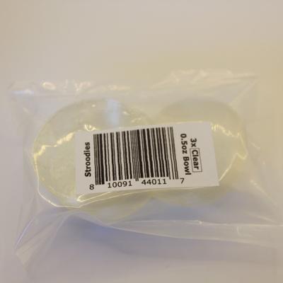 Show full view: Stroodies Crested Gecko Bowl, 3 count, Clear, 0.5-oz slide 3 of 6