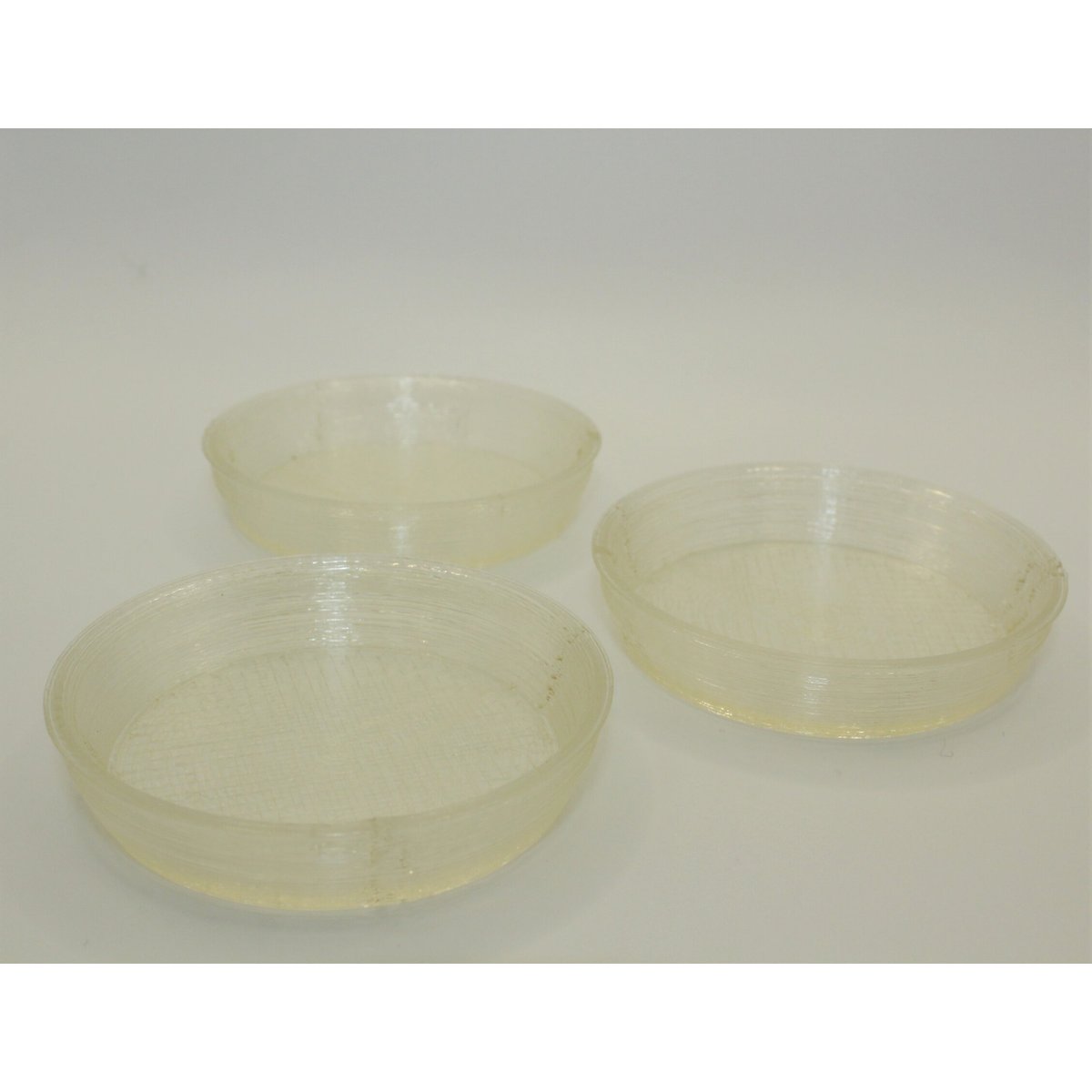 Stroodies Crested Gecko Bowl, 3 count, Clear, 2-oz