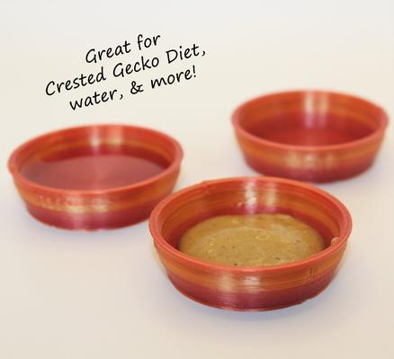 Show full view: Stroodies Crested Gecko Bowl, 3 count, DragonFire, 0.5-oz slide 4 of 6
