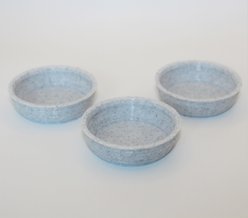 Stroodies Crested Gecko Bowl, 3 count, Marble, 0.5-oz