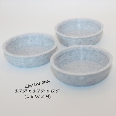 Show full view: Stroodies Crested Gecko Bowl, 3 count, Marble, 0.5-oz slide 2 of 6