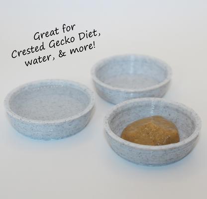 Show full view: Stroodies Crested Gecko Bowl, 3 count, Marble, 0.5-oz slide 4 of 6