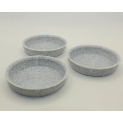 Stroodies Stroodies Crested Gecko Bowl, 3 count, Marble, 2-oz