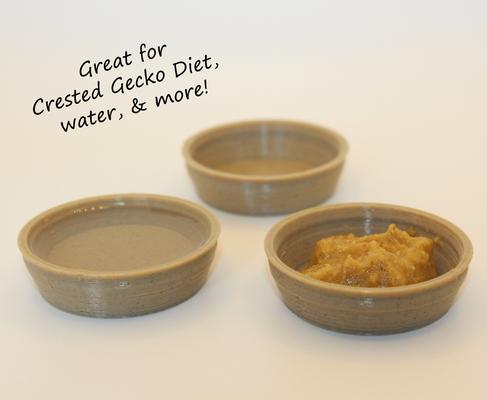 Show full view: Stroodies Crested Gecko Bowl, 3 count, Sandstone, 0.5-oz slide 4 of 6