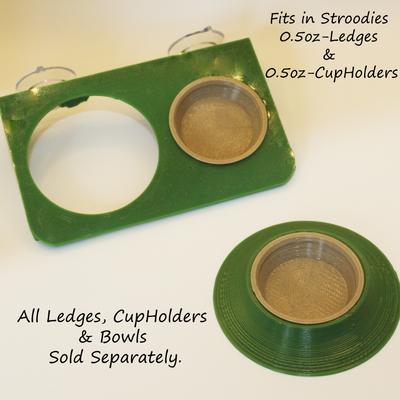 Show full view: Stroodies Crested Gecko Bowl, 3 count, Sandstone, 0.5-oz slide 5 of 6