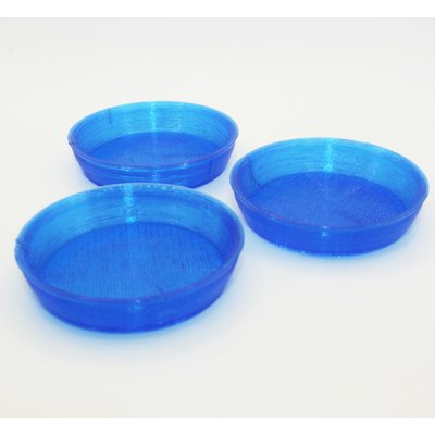 Stroodies Stroodies Crested Gecko Bowl, 3 count, Sapphire, 2-oz