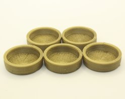 Stroodies Crested Geckos Caps, 5 count, Ancient Bronze