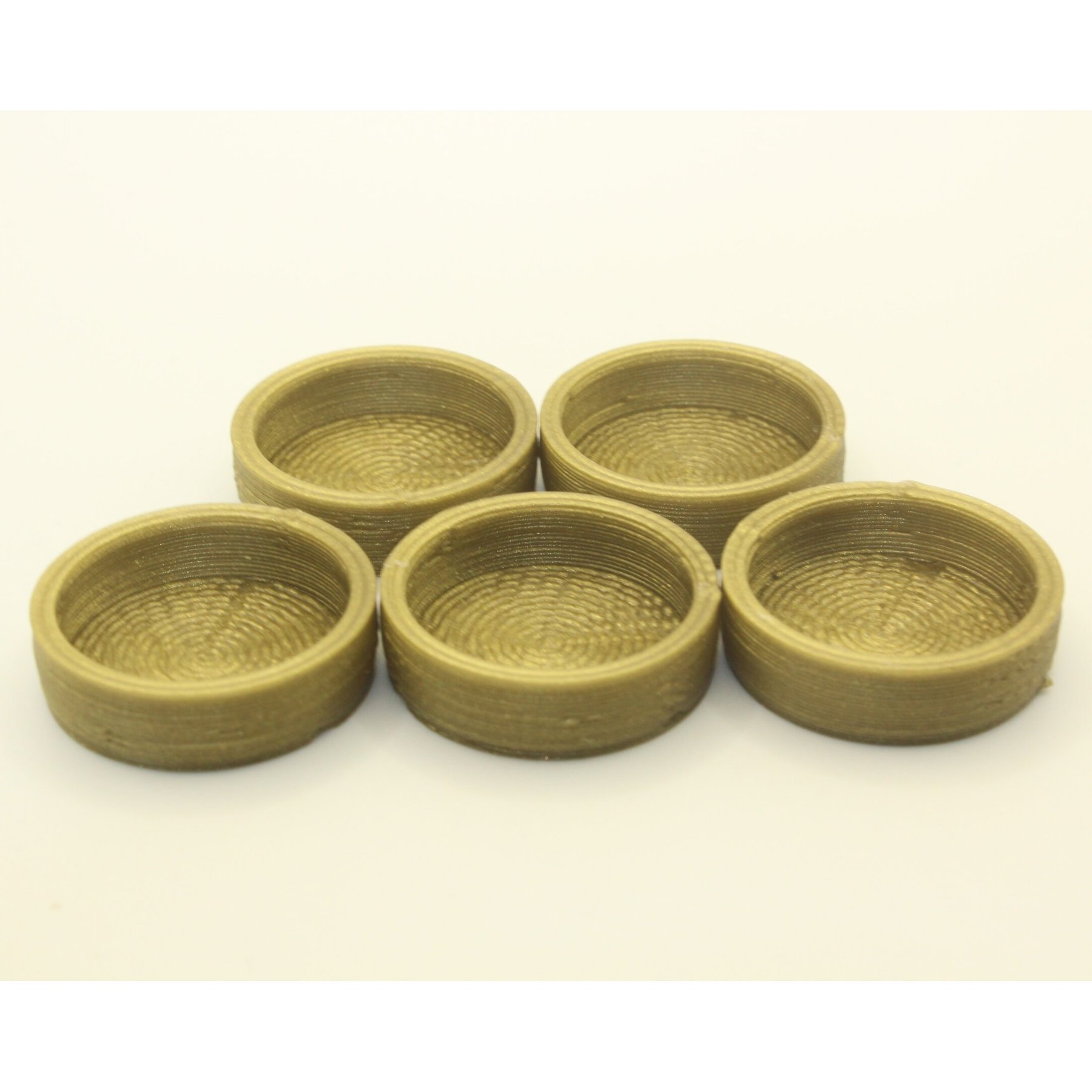Stroodies Crested Geckos Caps, 5 count, Ancient Bronze