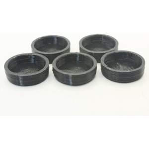 Stroodies Crested Geckos Caps, 5 count, Black