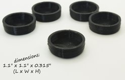 Stroodies Crested Geckos Caps, 5 count, Black slide 2 of 5