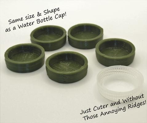 Show full view: Stroodies Crested Geckos Caps, 5 count, Olive Drab slide 4 of 6