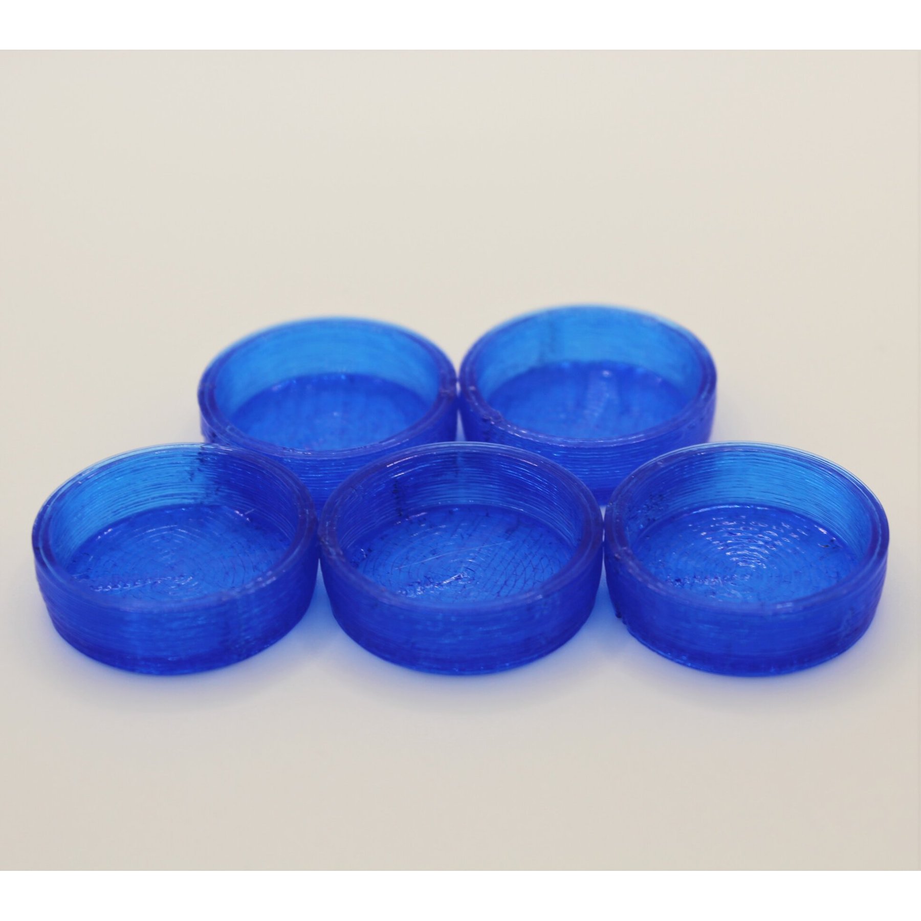 Stroodies Crested Geckos Caps, 5 count, Sapphire