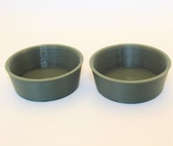 Stroodies Double Crested Gecko Bowl, 1.5-oz, Olive Drab