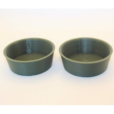 Stroodies Stroodies Double Crested Gecko Bowl, 1.5-oz, Olive Drab