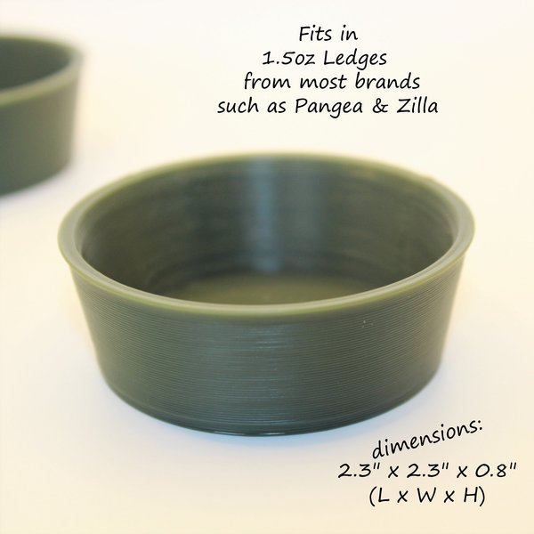Stroodies Double Crested Gecko Bowl, 1.5-oz