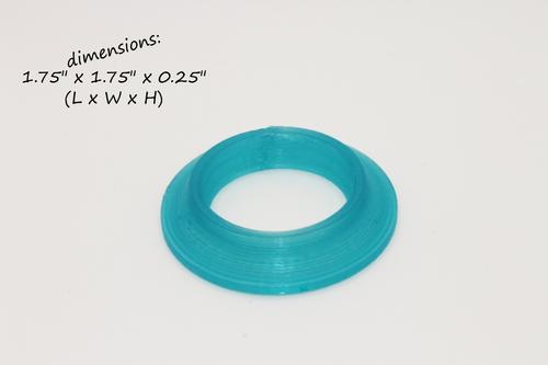 Show full view: Stroodies Gecko Bowl Cup Holder, Aqua, Small/Hatchling slide 2 of 4