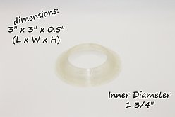 Stroodies Gecko Bowl Cup Holder, Clear, Small/Adult slide 2 of 4