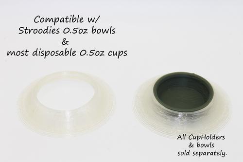 Show full view: Stroodies Gecko Bowl Cup Holder, Clear, Small/Adult slide 4 of 4