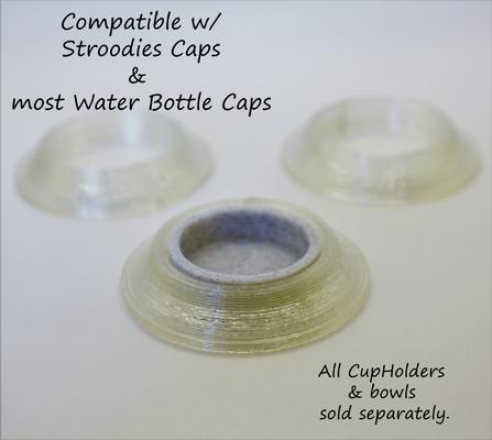 Show full view: Stroodies Gecko Bowl Cup Holder, Clear, Small/Hatchling slide 4 of 4