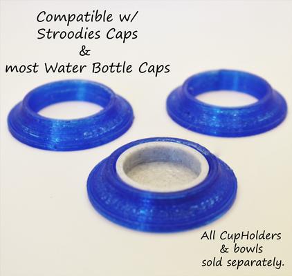 Show full view: Stroodies Gecko Bowl Cup Holder, Sapphire, Small/Hatchling slide 4 of 4