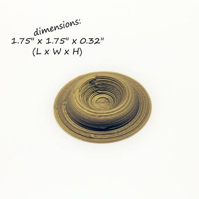 Show full view: Stroodies Leopard Geckos Calcium Dish, Ancient Bronze slide 2 of 5